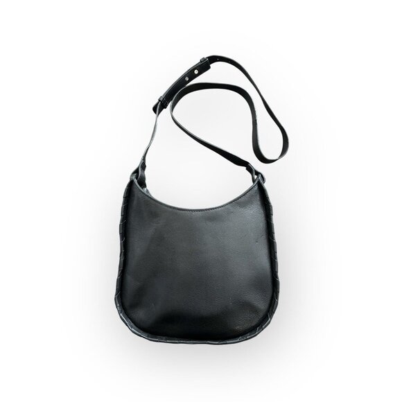 Lucky Brand Nidi Black Leather Crossbody Bag - Picture 1 of 9